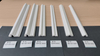 White Lines Decorate The Wall Panels